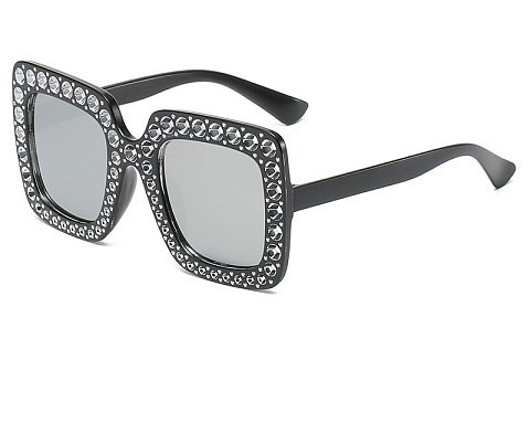 Очки с цветными линзами Оправа черная Арт. О-124