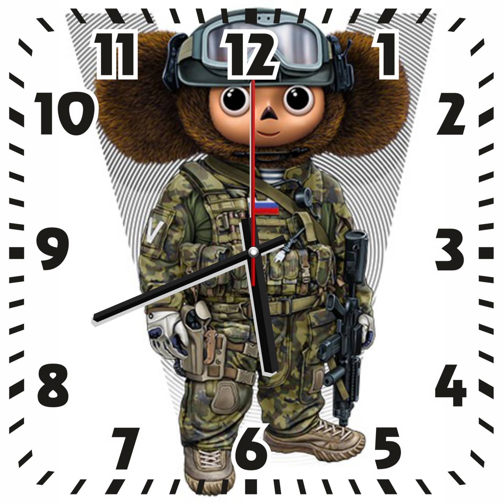Картинка чебурашка в военной форме