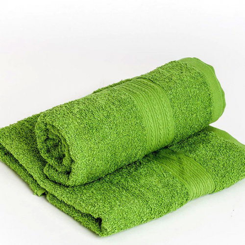 Полотенце махровое зеленый