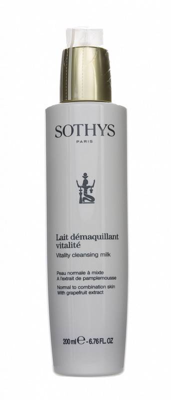 Sothys Очищающее молочко для кожи с хрупкими капилярами с экстрактом гамамелиса, 200мл