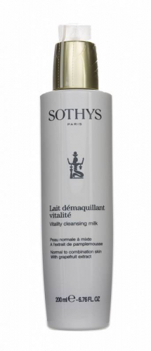 Sothys Очищающее молочко для кожи с хрупкими капилярами с экстрактом гамамелиса, 200мл