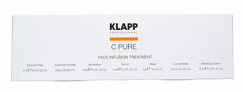KLAPP Процедурный набор «Инфузия Витамина С / C PURE Face Infusion