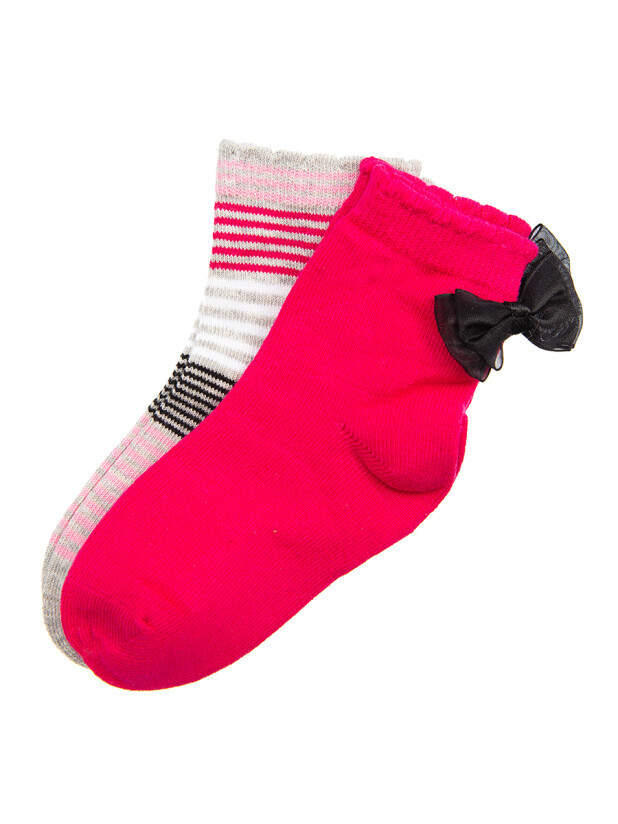 Носки трикотажные для девочек, 2 пары в комплекте