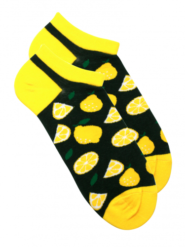 Короткие носки р.37-44 Лимон