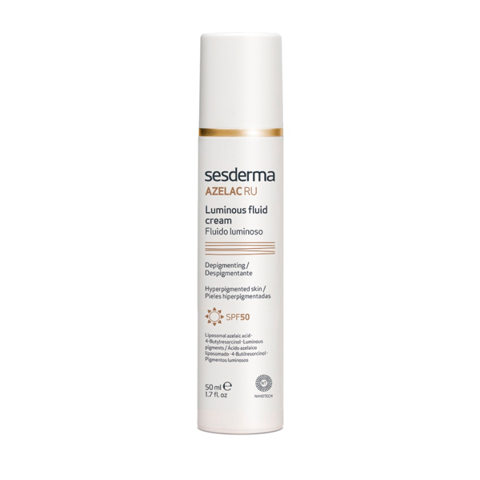 SESDERMA Эмульсия для сияния кожи лица СЗФ 50 / AZELAC RU Luminous Fluid Cream SPF 50 50 мл