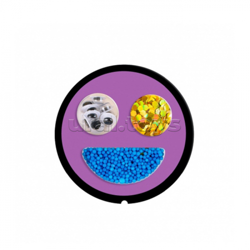 Игрушка для детей Emoji-slime, зеленый, 110 г. Влад А4