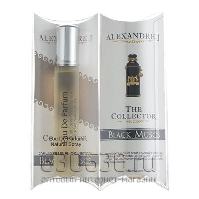 Alexandre J The Collector Black Muscs 20ml.