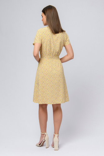 Платье 1001 DRESS #850294Желтый (принт)