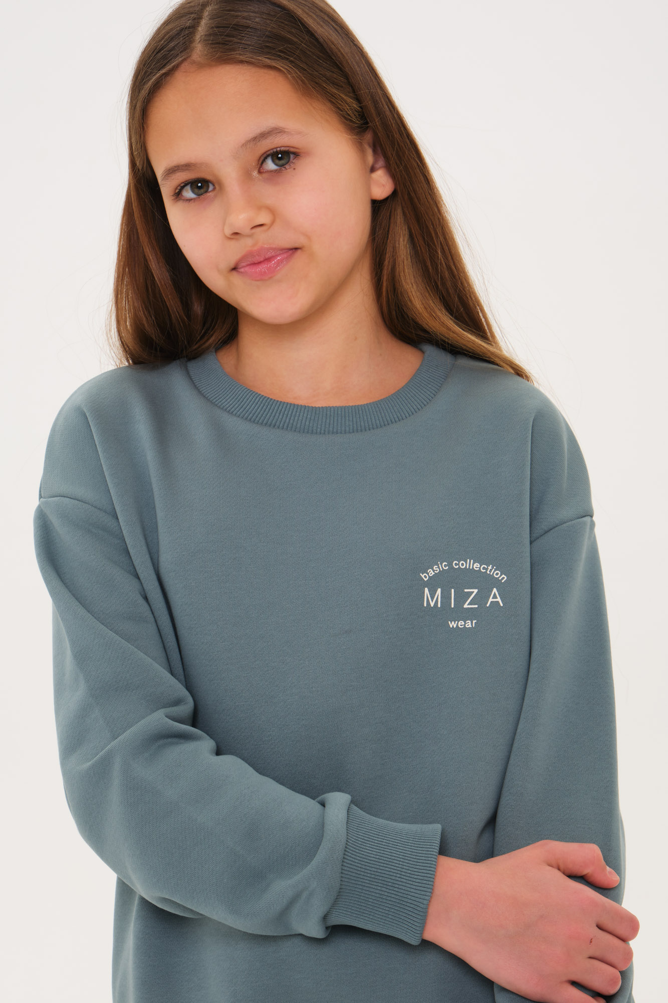 Костюм из трикотажа с петельной изнанкой BASIC Line
