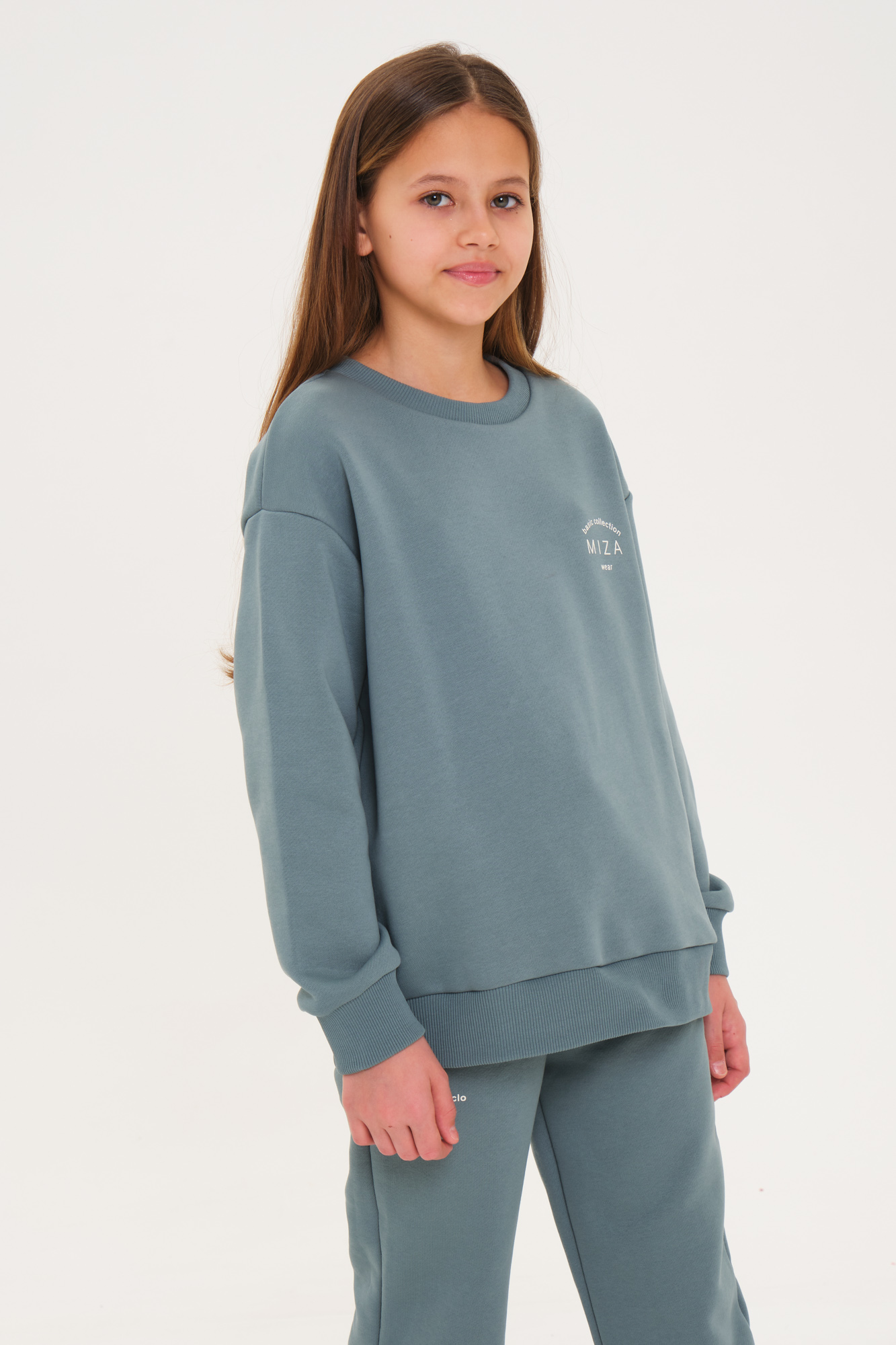 Костюм из трикотажа с петельной изнанкой BASIC Line