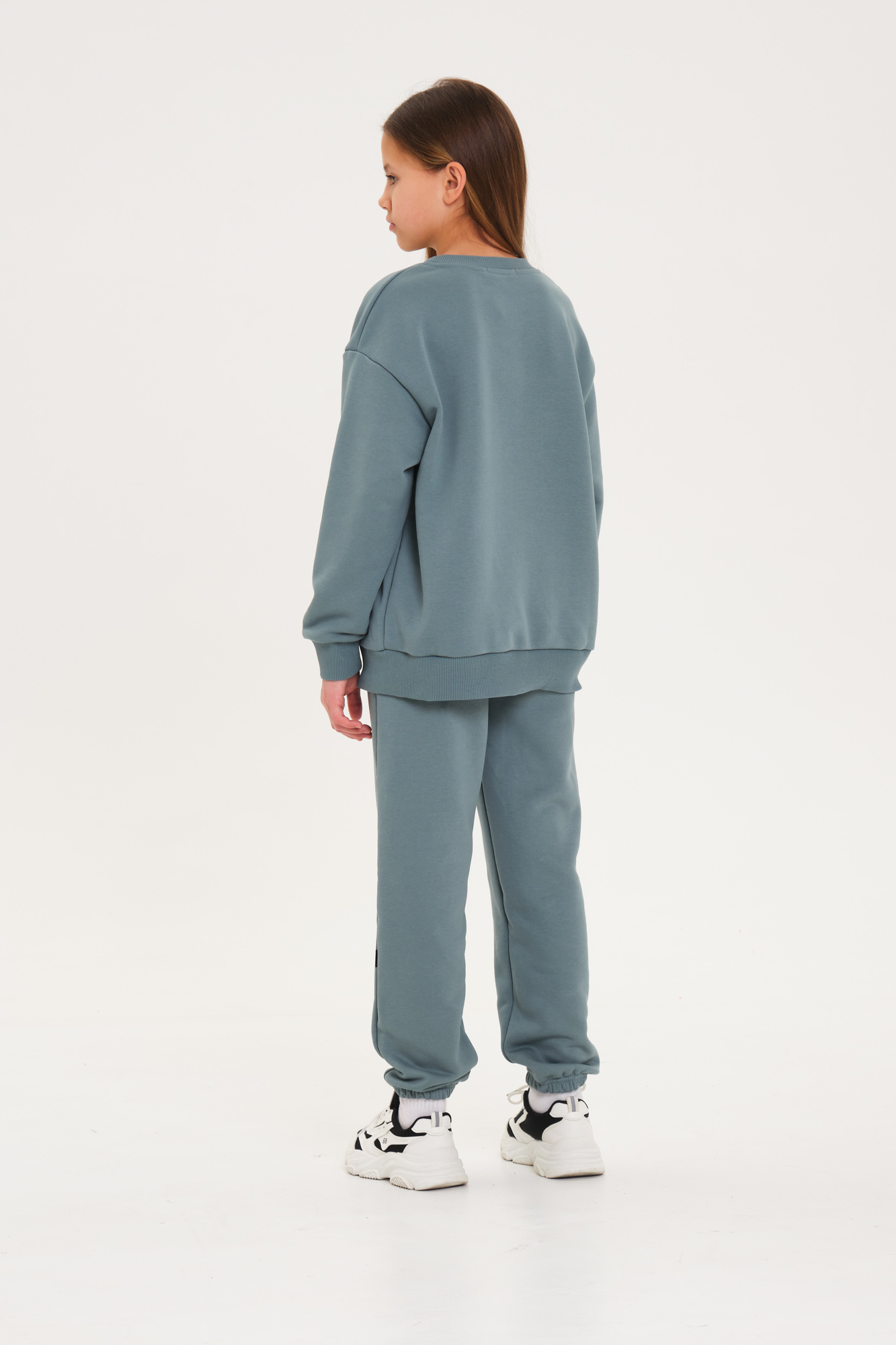 Костюм из трикотажа с петельной изнанкой BASIC Line