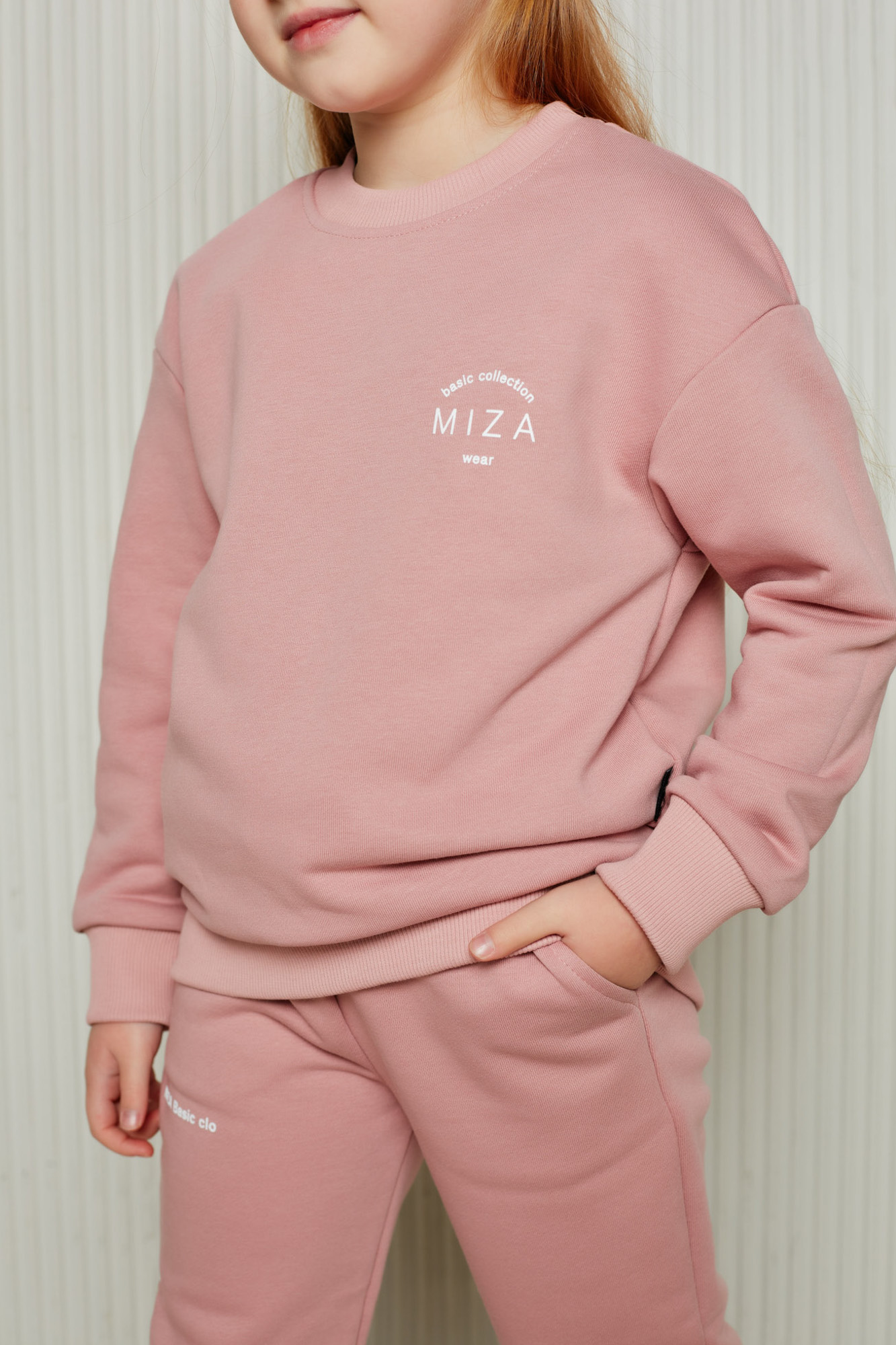 Костюм из трикотажа с петельной изнанкой BASIC Line