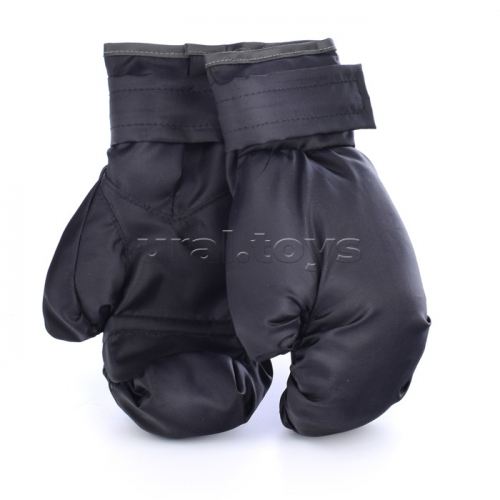 Набор для бокса: груша 50 см х Ø20 см. с перчатками. Три цвета красный-желтый-черны, ткань 