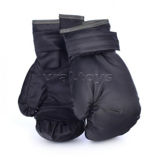 Набор для бокса: груша 50см х Ø20 см. с перчатками. Три цвета синий-бирюзовы-черный, ткань 