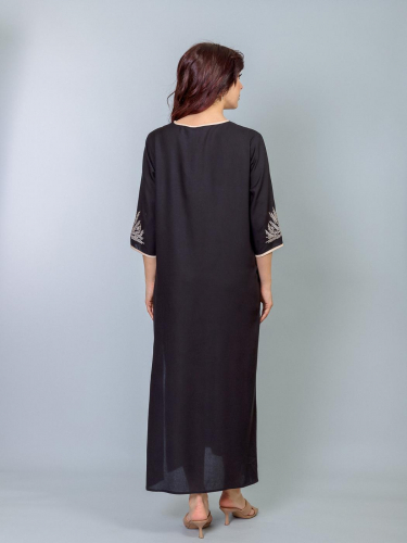 Платье (вискоза) с вышивкой 23-529-2
