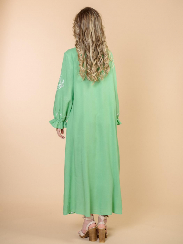 Платье (вискоза) с вышивкой 23-491-2