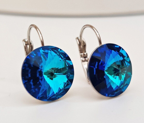 Серьги с кристаллами Swarovski