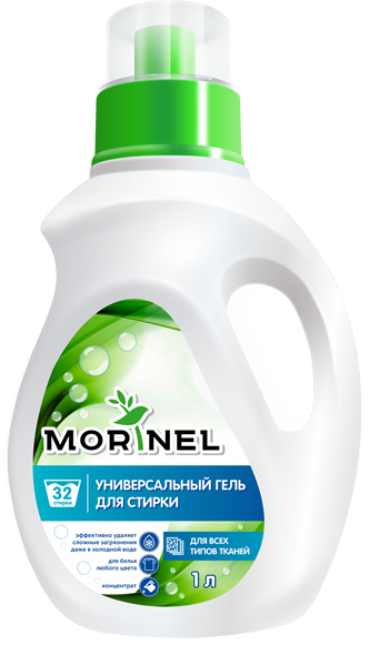 Гель для стирки универсальный т/у (12шт/кор) 1л MWG-1000