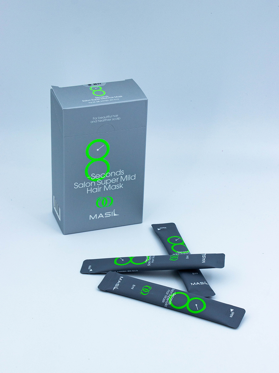 MASIL - МАСКА ДЛЯ ОСЛАБЛЕННЫХ ВОЛОС ВОССТАНАВЛИВАЮЩАЯ 8 SECONDS SALON SUPER MILD HAIR MASK STICK POUCH, 8 ML * 20 ШТ.
