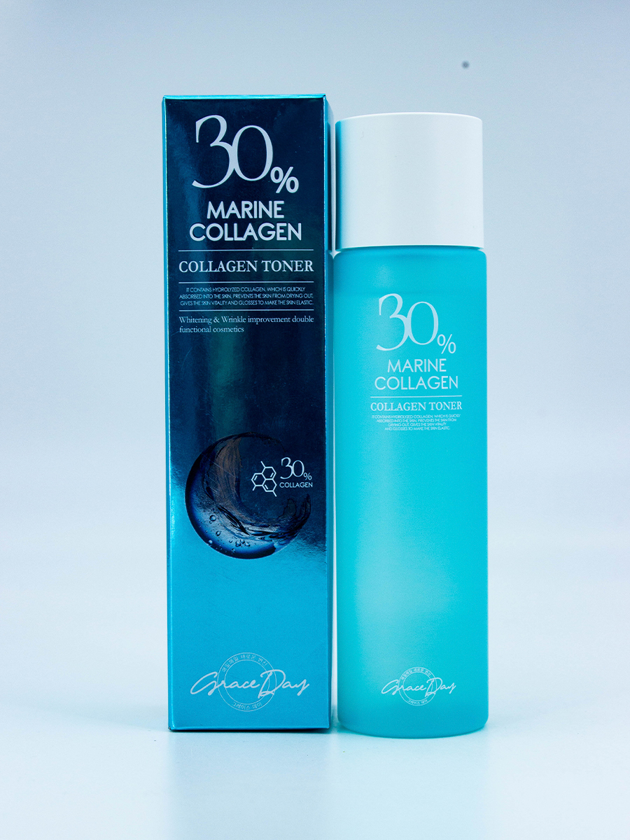 GRACE DAY - ТОНЕР ДЛЯ ЛИЦА С МОРСКИМ КОЛЛАГЕНОМ MARINE COLLAGEN 30% TONER, 150 ML