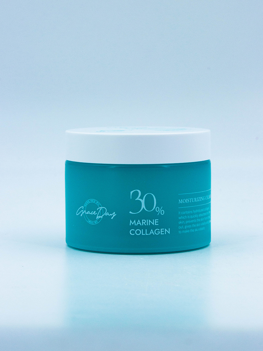GRACE DAY - КРЕМ ДЛЯ ЛИЦА АНТИВОЗРАСТНОЙ С МОРСКИМ КОЛЛАГЕНОМ MARINE COLLAGEN 30% MOISTURE CREAM, 100 ML