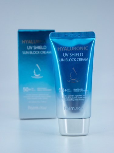 FARMSTAY - КРЕМ СОЛНЦЕЗАЩИТНЫЙ ДЛЯ ЛИЦА С ГИАЛУРОНОВОЙ КИСЛОТОЙ HYALURONIC UV SHIELD SUN BLOCK CREAM SPF50+PA+++, 70 ML