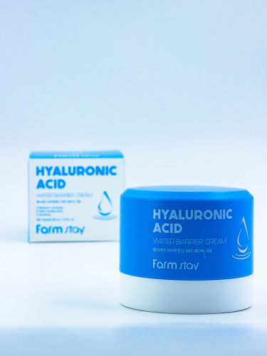 FARMSTAY - КРЕМ ДЛЯ ЛИЦА С ГИАЛУРОНОВОЙ КИСЛОТОЙ HYALURONIC ACID WATER BARRIER CREAM, 80 МЛ.