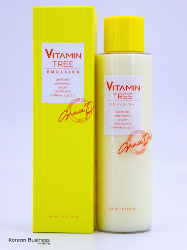 GRACE DAY - ЭМУЛЬСИЯ ДЛЯ ЛИЦА С ЭКСТРАКТОМ ВИТАМИННОГО ДЕРЕВА VITAMIN TREE EMULSION, 150 МЛ