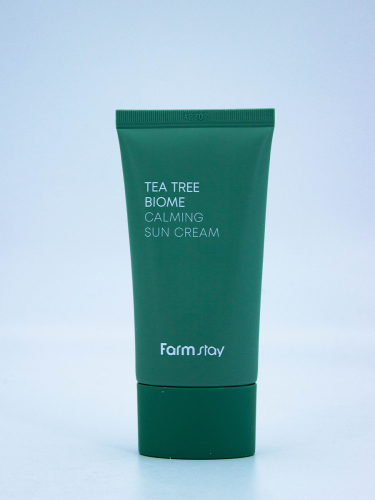 FARMSTAY - КРЕМ ДЛЯ ЛИЦА С ЭКСТРАКТОМ ЧАЙНОГО ДЕРЕВА TEA TREE BIOME CALMING SUN CREAM, 50 МЛ