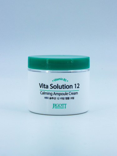 JIGOTT - КРЕМ ДЛЯ ЛИЦА УСПОКАИВАЮЩИЙ VITA SOULUTION 12 CALMING AMPOULE CREAM,100 ML