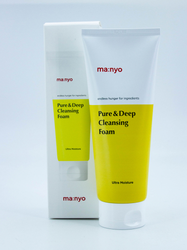 MANYO - ПЕНКА ДЛЯ УМЫВАНИЯ ДЛЯ ГЛУБОКОГО ОЧИЩЕНИЯ ПОР PURE & DEEP CLEANSING FOAM, 200 МЛ.