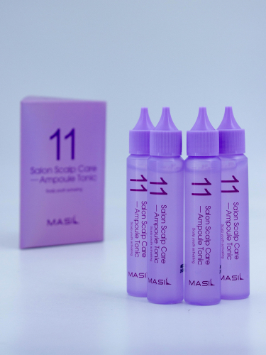 MASIL - ТОНИК ДЛЯ УХОДА ЗА КОЖЕЙ ГОЛОВЫ 11 SALON SCALP CARE AMPOULE TONIC, 30 МЛ * 4 ШТ.