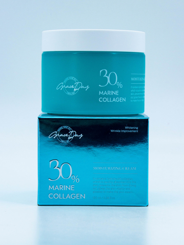 GRACE DAY - КРЕМ ДЛЯ ЛИЦА АНТИВОЗРАСТНОЙ  С МОРСКИМ КОЛЛАГЕНОМ MARINE COLLAGEN 30% MOISTURE CREAM, 100 ML