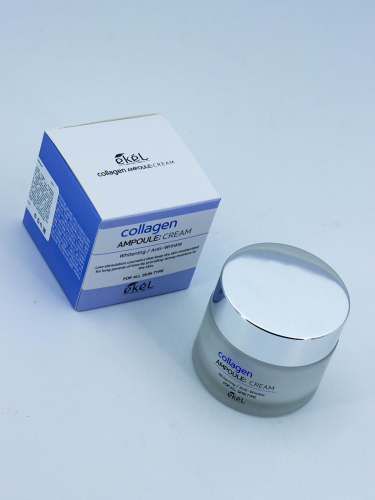 EKEL - КРЕМ ДЛЯ ЛИЦА АМПУЛЬНЫЙ С КОЛЛАГЕНОМ AMPOULE CREAM COLLAGEN 50 ML