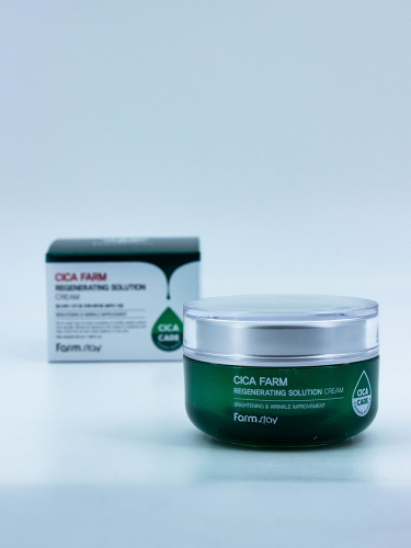 FARMSTAY - КРЕМ ДЛЯ ЛИЦА С ЭКСТРАКТОМ ЦЕНТЕЛЛЫ CICA FARM REGENERATING SOLUTION CREAM, 50 МЛ.