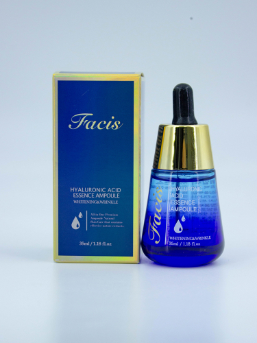 JIGOTT - СЫВОРОТКА ДЛЯ ЛИЦА С ГИАЛУРОНОВОЙ КИСЛОТОЙ FACIS HYALURONIC ACID ESSENCE AMPOULE, 35 ML