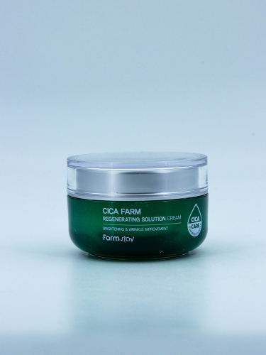 FARMSTAY - КРЕМ ДЛЯ ЛИЦА С ЭКСТРАКТОМ ЦЕНТЕЛЛЫ CICA FARM REGENERATING SOLUTION CREAM, 50 МЛ.