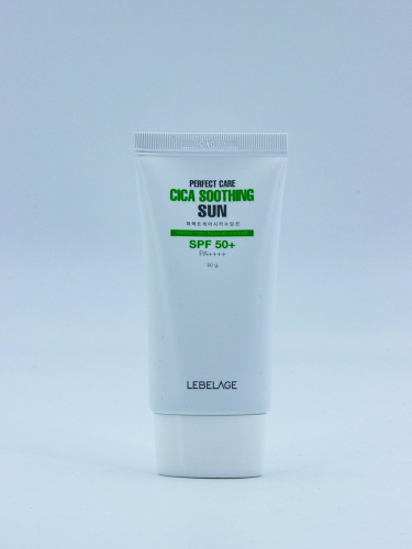 LEBELAGE - КРЕМ СОЛНЦЕЗАЩИТНЫЙ С ЭКСТРАКТОМ ЦЕНТЕЛЛЫ PERFECT CARE CICA SOOTHING SUN, 50 МЛ.