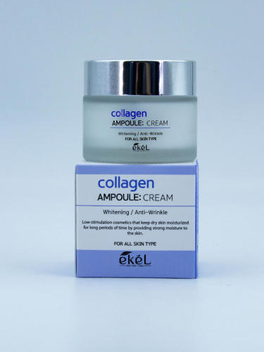 EKEL - КРЕМ ДЛЯ ЛИЦА АМПУЛЬНЫЙ С КОЛЛАГЕНОМ AMPOULE CREAM COLLAGEN 50 ML