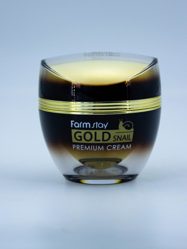 FARMSTAY - КРЕМ ДЛЯ ЛИЦА С ЗОЛОТОМ И МУЦИНОМ УЛИТКИ GOLD SNAIL PREMIUM CREAM, 50 ML