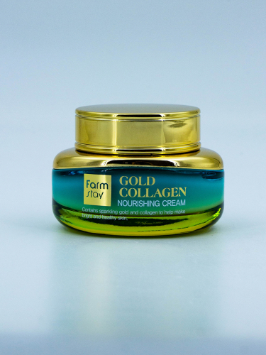 FARMSTAY - КРЕМ ДЛЯ ЛИЦА С ЗОЛОТОМ И КОЛЛАГЕНОМ GOLD COLLAGEN NOURISHING CREAM, 55 МЛ.