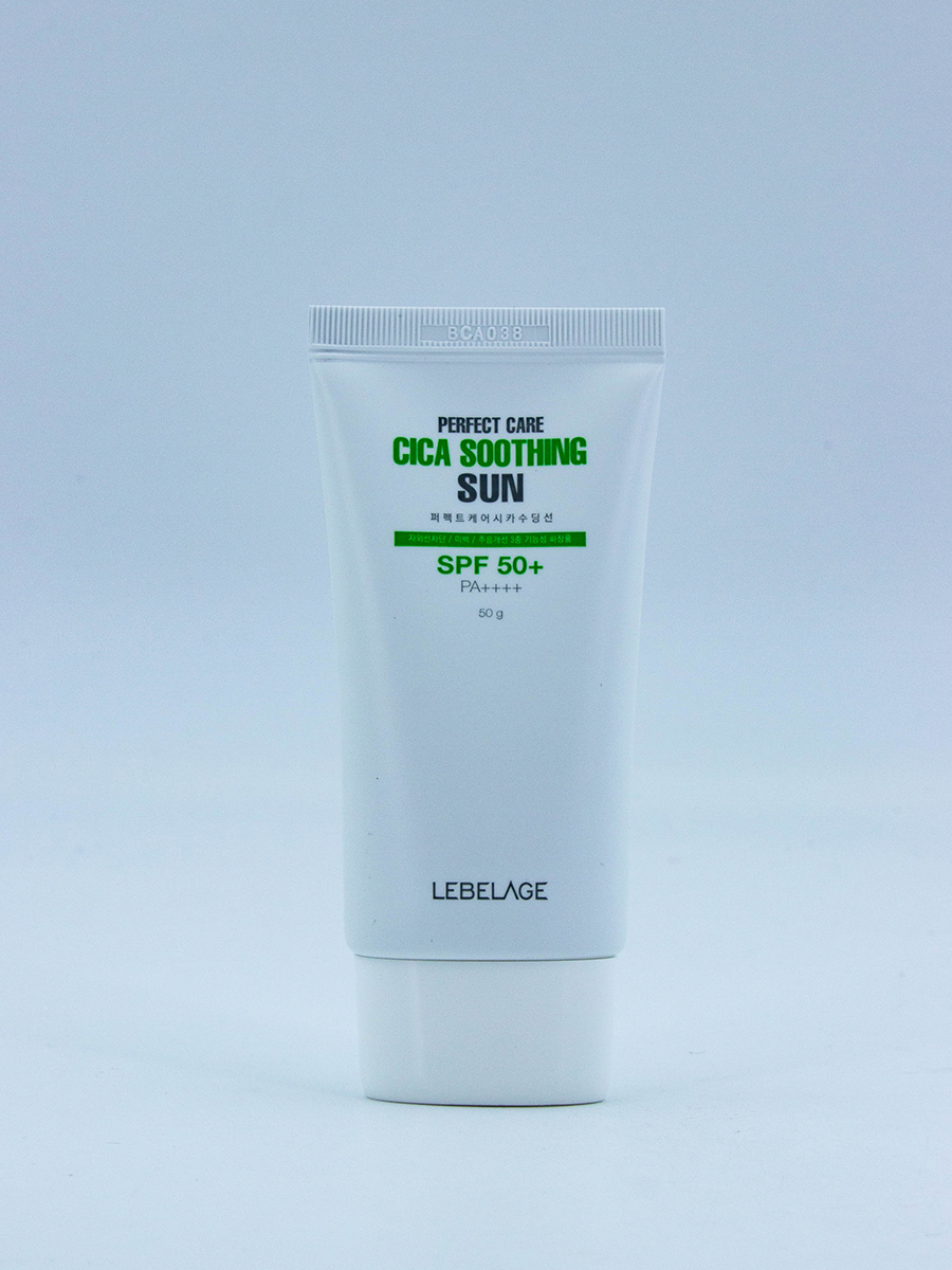 LEBELAGE - КРЕМ СОЛНЦЕЗАЩИТНЫЙ С ЭКСТРАКТОМ ЦЕНТЕЛЛЫ PERFECT CARE CICA SOOTHING SUN, 50 МЛ.
