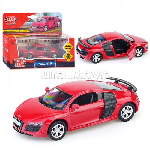 Машина металл Audi r8 gt, 11,4 см, (откр., двери,) инерция, в коробке