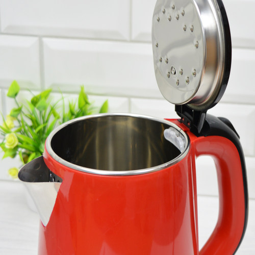 Чайник электрический 2,2л красный с черным SA-2150BR арт.SA-2150BR