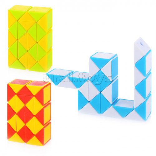 Головоломка для развития логики в виде прямоугольника, микс 4 цвета, в пакете