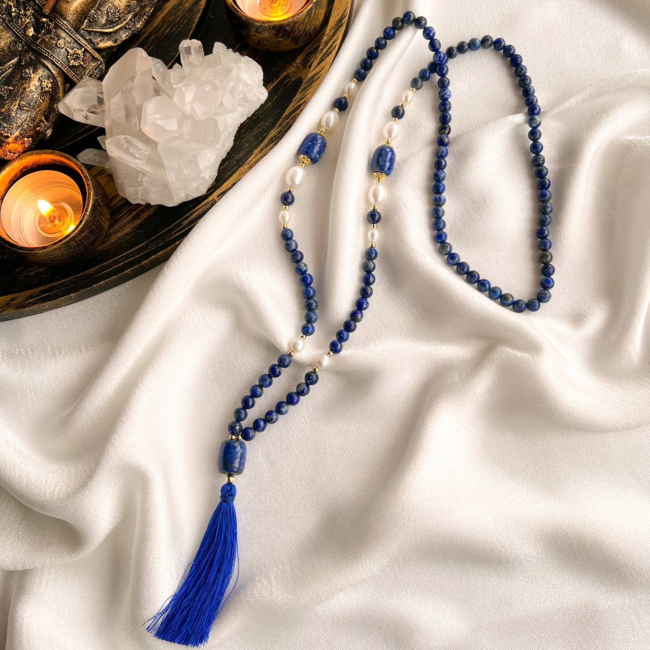 Радуга Самоцветов Сотуар из Лазурита и Жемчуга