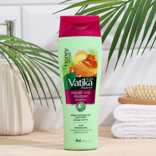 Шампунь для волос Dabur VATIKA Naturals Repair & Restore исцеление и восстановление, 200 мл