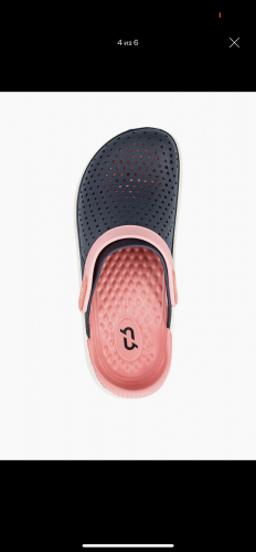 437311/01-04 синий/розовый ЭВА (этиленвинилацетат) женские туфли открытые (В-Л 2023)