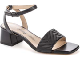 937007/03-04 черный иск.кожа женские туфли открытые (В-Л 2023)