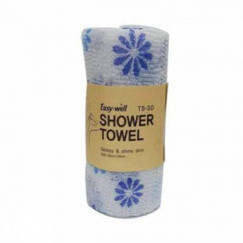 Мочалка для душа TAMINA  Easy-Well Shower Towel (TS-30) (1 шт) (ЦВЕТ В АССОРТИМЕНТЕ, СКЛАД ВКЛАДЫВАЕТ РАЗНЫЕ)